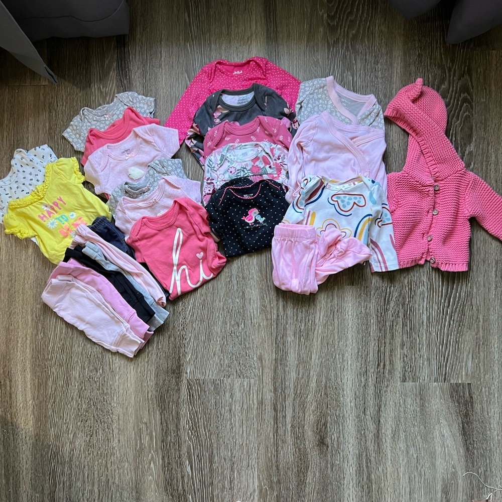 Newborn Girl Clothes Bundle
